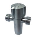 [79.QM.14.600.012BK] LLAVE DE ARRESTO DOBLE C/HEMBRA BLACK QM