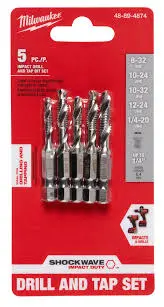 [31.01.48-89-4874] BROCA D/IMPACTO SHOCKWAVE 5 PZAS MILWAUKEE