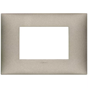 [60.16.09673.23] PLACA 3M TITANIO MATE NEVE VIMAR 