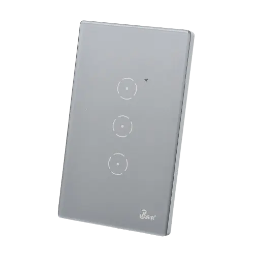 [60.15.INT.13.15] INTERRUPTOR SMART TRIPLE SERIE GRIGIO BARI