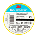 [67.01.505AM] CINTA AISLANTE 3M TEMFLEX 165 COLOR AMARILLO 3/4" X 18,3mts