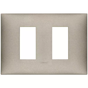 [60.16.09679.23] PLACA 2M LATERALES TITANIO MATE NEVE VIMAR 