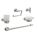 [79.77.GRI.04.02] ACCESORIOS DE BAÑO 5 PCS BRUSH BARI 