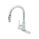 [02.03.GF-M401] GRUPO FREGADERO MONOMANDO 8" GF-M401 COFLEX