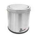 [79.77.TOB.02.01] PAPELERA DE MESA 3 LTS TAPA GIRATORIA BARI     