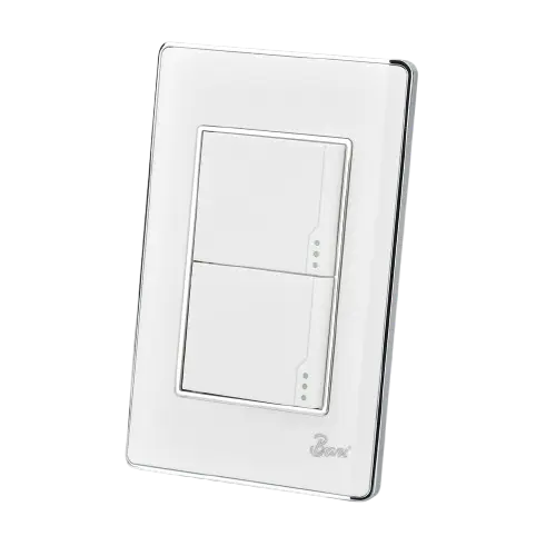 [60.15.INT.08.02] INTERRUPTOR DOBLE SERIE LUSSO BARI  