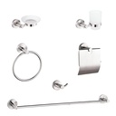 [79.QM.14.100.1503BR] SET DE ACCESORIOS DE BAÑO DE 6 PIEZAS BRONZE QM