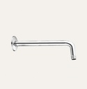 [79.16.BMR-T07] TUBO P/REGADERA DE ACERO INOX. 400 MM C/ROSETA, METALES ALEADOS