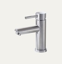 [79.16.MET609] GRIFERIA MON. MEZCLADOR  P/LAVAMANOS ACERO INOX (17,3 CM)
