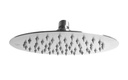 [79.QM.14.700.3011GR] DUCHA REDONDA A PARED GUN GREY QM