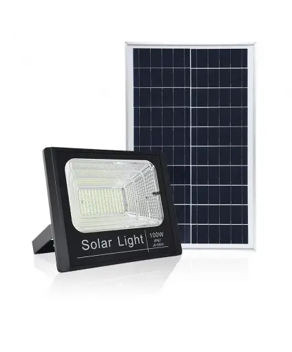 [60.17.ROA-SFL-100] REFLECTOR SOLAR, 100W, 6500K, BATERIA SILICON CRISTALINA CON PANEL ROACO