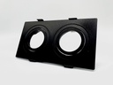 [60.11.AOE21BK] ACCESORIO DOBLE PARA EMPOTRAR DICRÓICO LUZAK, ILUMINAK