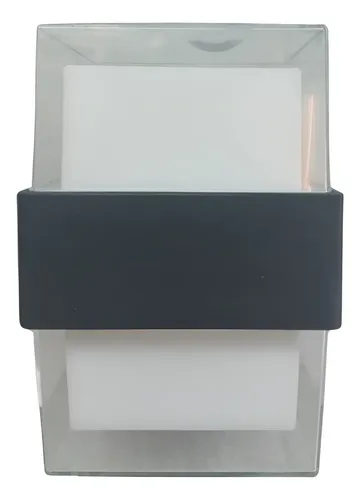 [60.11.HYVZ10WC] APLIQUE TRANSPARENT SQUARE 10W LUZAK (3500K), ILUMINAK