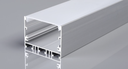 [60.11.FX5035M] PERFIL 50X35MM SUPERFICIAL DE ALUMINIO PARA COLGAR LINEAL 3M, ILUMINAK