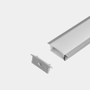 [60.11.FX6213] PERFIL 62X13MM EMPOTRABLE DE ALUMINIO DE 3M, ILUMINAK