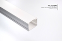 [60.11.FX2015M] PERFIL DE 3M 20X15 MM SUPERFICIAL DE ALUMINIO, ILUMINAK