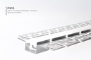 [60.11.FX15] PERFIL FLEXIBLE EMPOTRABLE DE 3M 15MM DE ALUMINIO, ILUMINAK