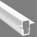 [60.11.LS1MWH] RIEL MAGNÉTICO EMPOTRABLE DE 4 LINEAS COBRE DE 1M NEGRO (BLANCO) (BLANCO), ILUMINAK
