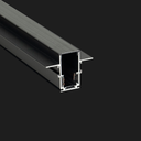 [60.11.LS2M] RIEL MAGNETICO EMPOTRABLE DE 4 LINEAS COBRE DE 2M NEGRO (NEGRO), ILUMINAK
