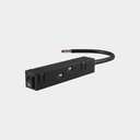 [60.11.LSMCAB] ENTRADA A MODULO CONECTOR NEGRO P/RIEL , ILUMINAK