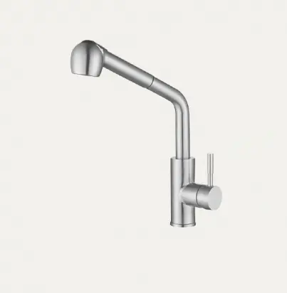 [79.19.PRI-054] MONOMANDO MEZCLADOR PARA FREGADERO CUELLO FLEXIBLE DE METALES ALEADOS
