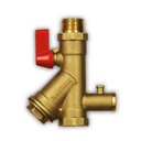 [90.01.CL-VAMUL-1/2] LLAVE DE PASO, VÁLVULA DE ALIVIO Y FILTRO NPT 1/2, TERMOTRONIC