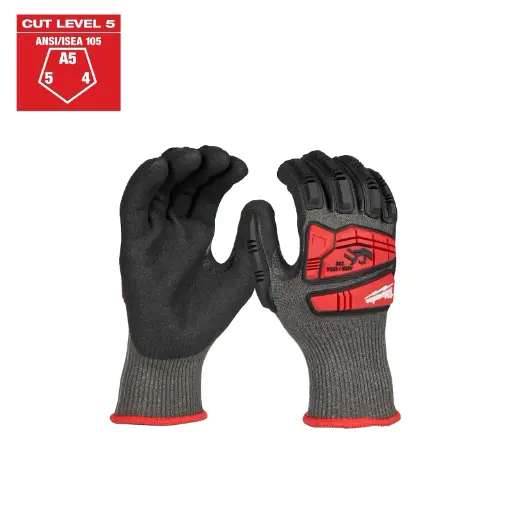 [31.01.48-22-8903] GUANTES DE NITRILO ANTICORTES, (XL) MILWAUKEE