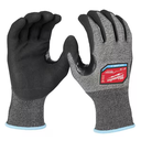 [31.01.48-73-7121] GUANTES DE NITRILO ANTICORTES, (M) MILWAUKEE