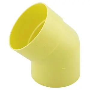 [79.22.928170NA] CODO AN 160MM X 45° DIN C-E NARANJA PAVCO