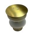 [79.16.DES-0211] DESAGUE PARA LAVAMANOS PUSHBOTON A.INOX ORO MATE DES-0211 METALES ALEADOS
