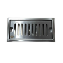 [79.16.MET-092] REJILLA LINEAL ACERO INOX 10X20 CM MET-092 METALES ALEADOS
