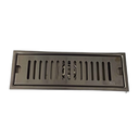 [79.16.MET-093] REJILLA LINEAL ACERO INOX 10X30 CM MET-093 METALES ALEADOS
