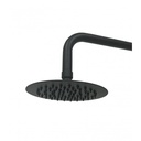 [79.16.MET-701] REGADERA ULTRADELGADA REDONDA SLIM 8" NEGRO MET-701 METALES ALEADOS