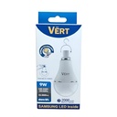 [60.11.EM9W] BOMBILLO LED 9W, EMERGENCIA, E27 LUZ BLANCA