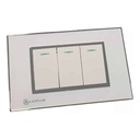 [60.11.ESTELAR003] INTERRUPTOR TRIPLE ESTELAR 003, LEDPLUS