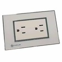 [60.11.ESTELAR004] TOMACORRIENTE DOBLE ESTELAR 004, LEDPLUS