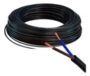 [12.01.ST.2X12] CABLE DE COBRE DE COBRE ST 2 X 12 AWG 600 VOLT ENGOMADO COLOR NEGRO