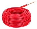 [12.01.THW10R] CABLE DE COBRE THW 10, COLOR ROJO 
