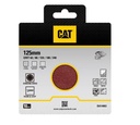 [31.DA14003] JUEGO DE 10 HOJAS LIJA 125mm, GRANO 60/802/120/180/240, DA014003, CAT