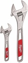 [31.01.48-22-7400] JUEGO DE 2 LLAVES AJUSTABLES 6" Y 10" MILWAUKEE