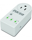 [91.02.FVP1201B] PROTECTOR DE VOLTAJE 900J 120V1800W 1OUTLET RJ45 BLANCO FVP1201B FORZA