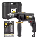 [31.DX17U.1] TALADRO 1/2" PERCUTOR 750W" CON MALETIN Y JUEGO 8 MECHAS 120V DX17U.1 CAT