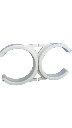 [79.17.BRACKDOB2X2.5] CLIP DOBLE 2" X 2.5" ZOWA