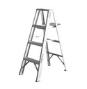 [90.03.CV04] ESCALERA TIJERA ALUMINIO 4 TRAMOS ESTANDAR, ALADINO