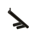 [06.07.KU897N] PORTA ROLLO DOBLE FIJACION CORAL NEGRO KU897N KUBO