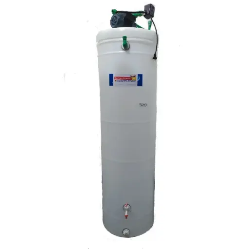 [AG.STB.370AR] SISTEMA TANQUE BOMBA 370LTS BLANCO BOMBA ARRIBA