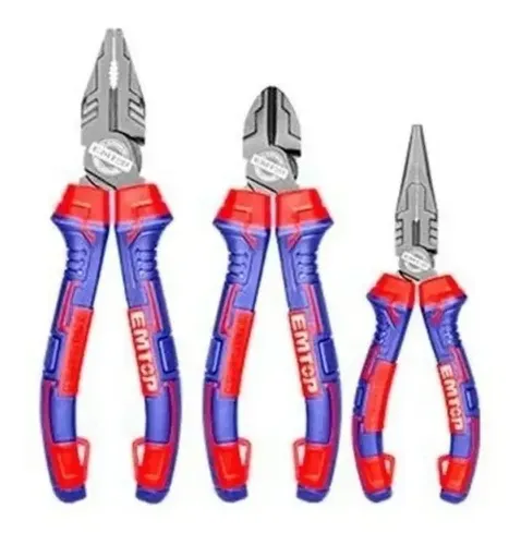 [79.05.1-706-022] SET DE ALICATES 6 - 7" 3 PZS EMTOP