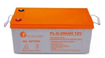 [FL-G-200AH12V] Batería solar de GEL 200Ah 12V. 10hr-rate