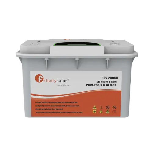 [FLA12200] BATERÍA DE LITIO LIFEPO4 2.56KWH 200A 12V. BMS INTELIGENTE. 6000 CICLOS FELICITY