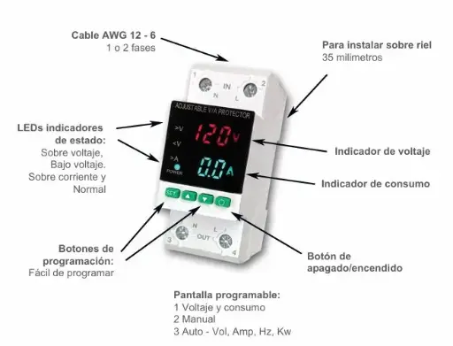 [90.01.PCA-2F80A] PROTECTOR ELÉCTRICO P/CALENTADOR TERMOTRONIC 